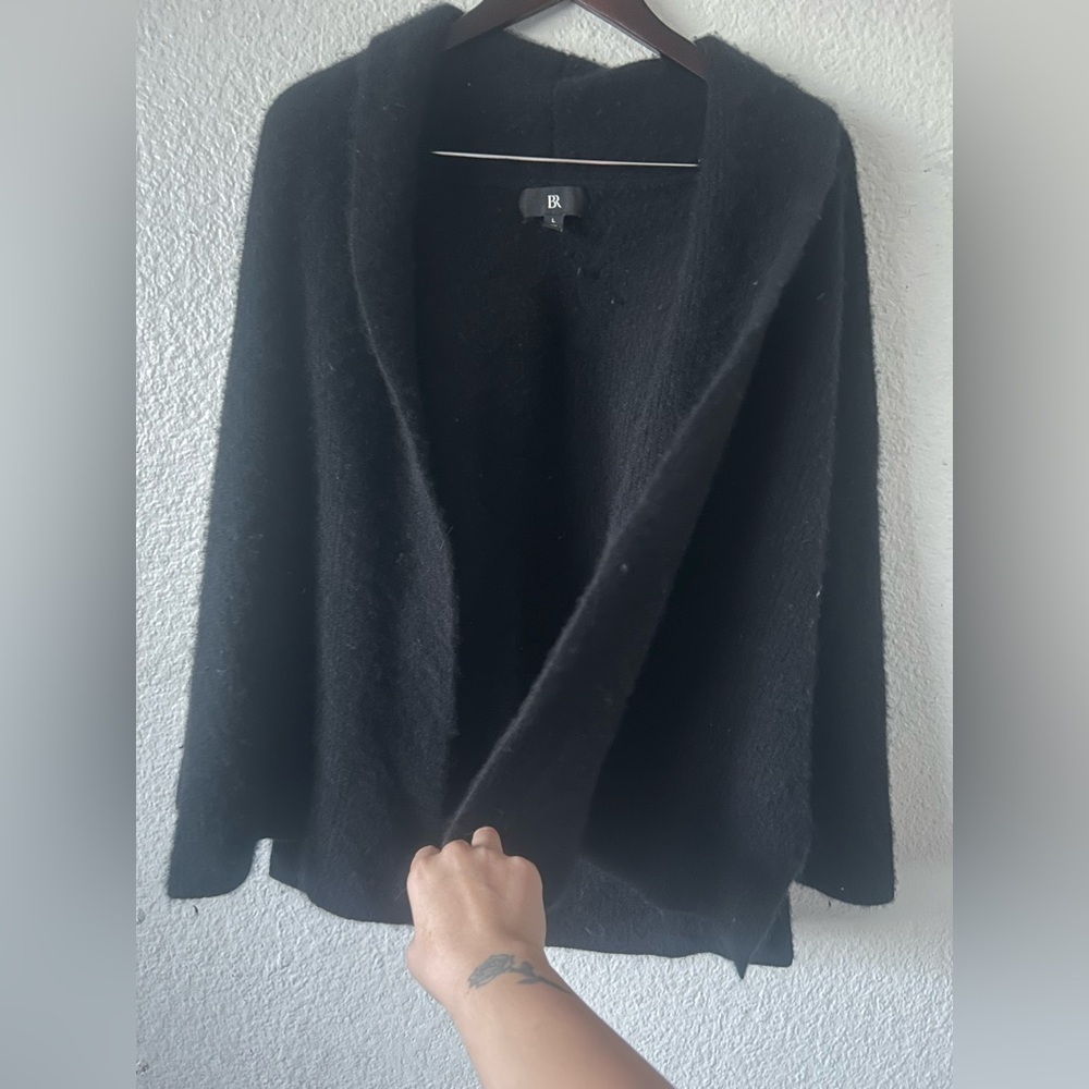 Banana Republic Curio Cocoon Cardigan Open Front 100% Cashmere‎ L Quiet Luxury - Picture 8 of 15